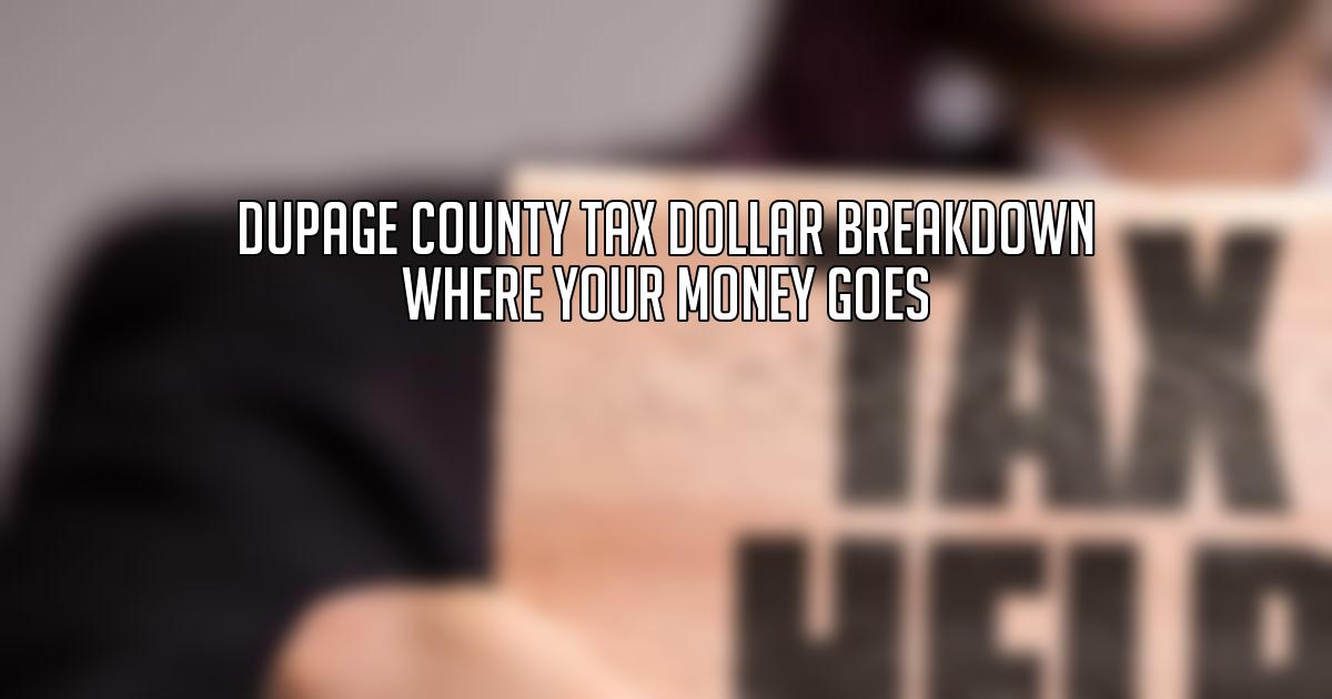 DuPage County Tax Dollar Breakdown Where Your Money Goes