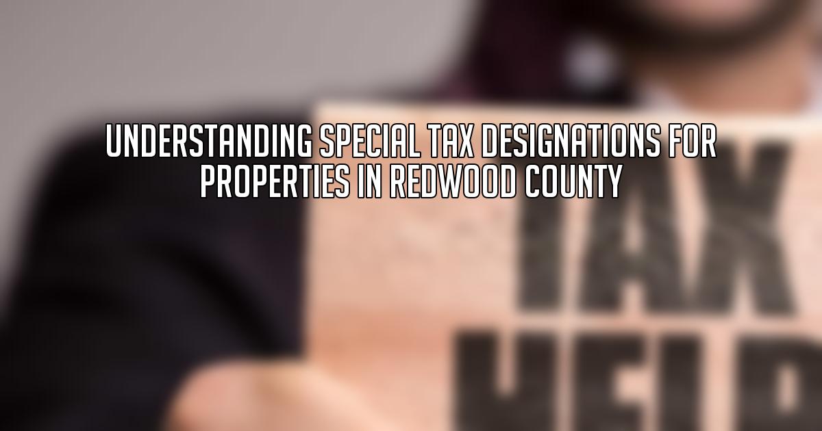 Understanding Special Tax Designations for Properties in Redwood County